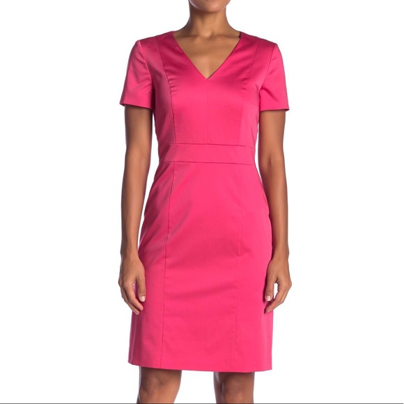 Hugo Boss Dresses & Skirts - NWT HUGO BOSS Dasali Sheath Dress In Open Pink